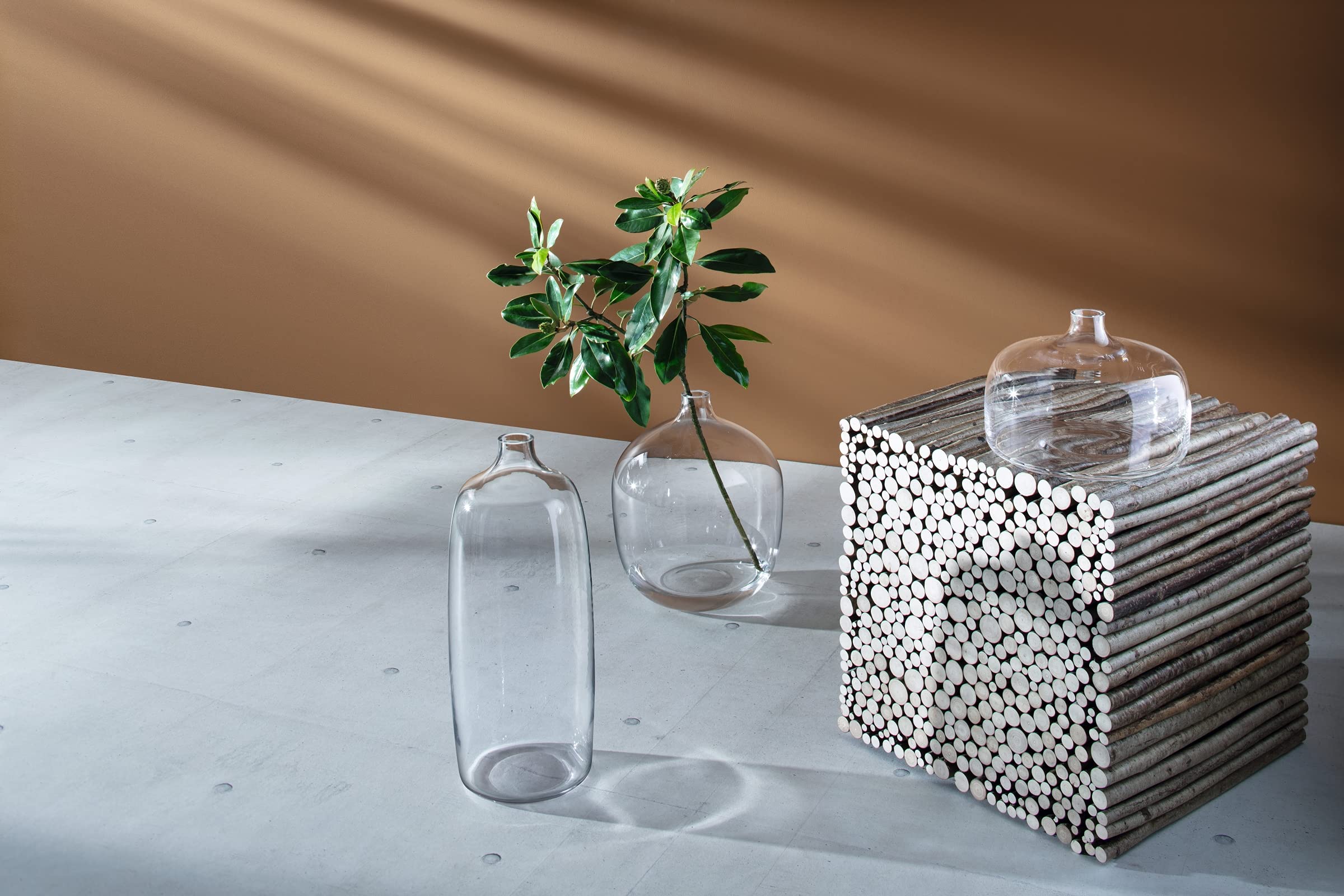Amazon.co.jp: LSA (エルエスエー) Vessel Vase H35cm Clear